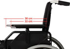 Регулируемый подлокотник кресло-коляски Caneo L LY-710-2221